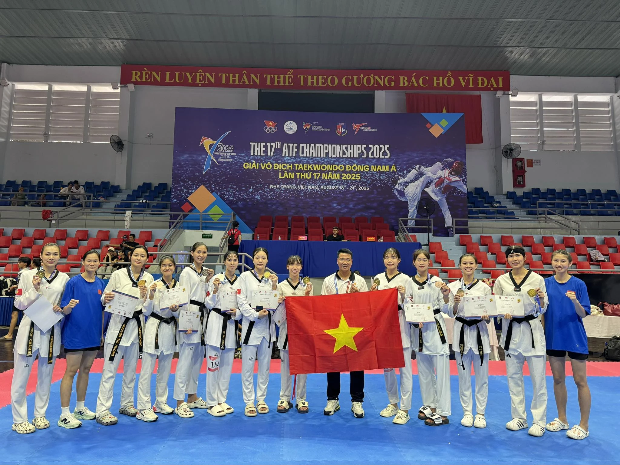 Võ sĩ Thanh Hóa ghi dấu ấn tại Giải vô địch Taekwondo Đông Nam Á 2025