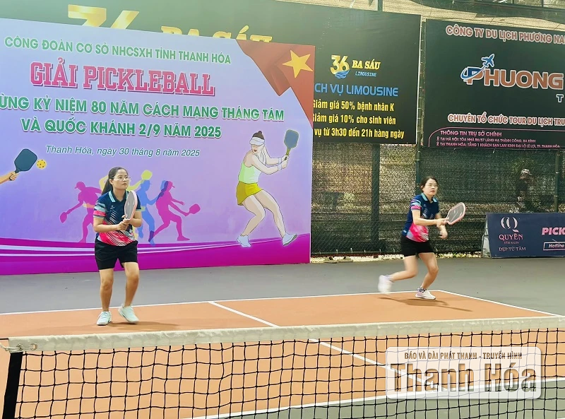 Giải Pickleball Ngân hàng Chính sách xã hội tỉnh Thanh Hóa năm 2025