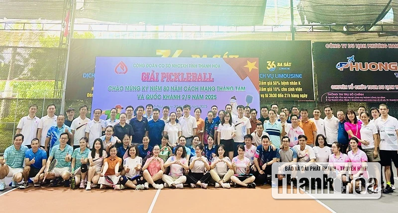 Giải Pickleball Ngân hàng Chính sách xã hội tỉnh Thanh Hóa năm 2025