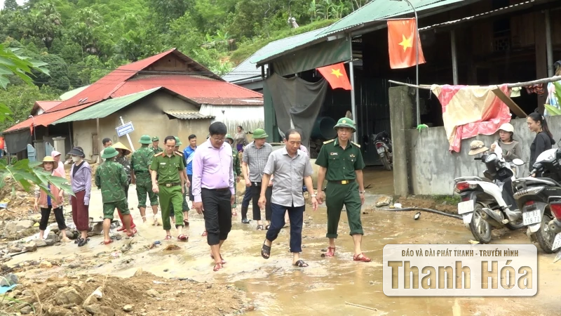 Nhanh chóng khắc phục thiệt hại sau bão số 5 trên địa bàn xã Tam Thanh
