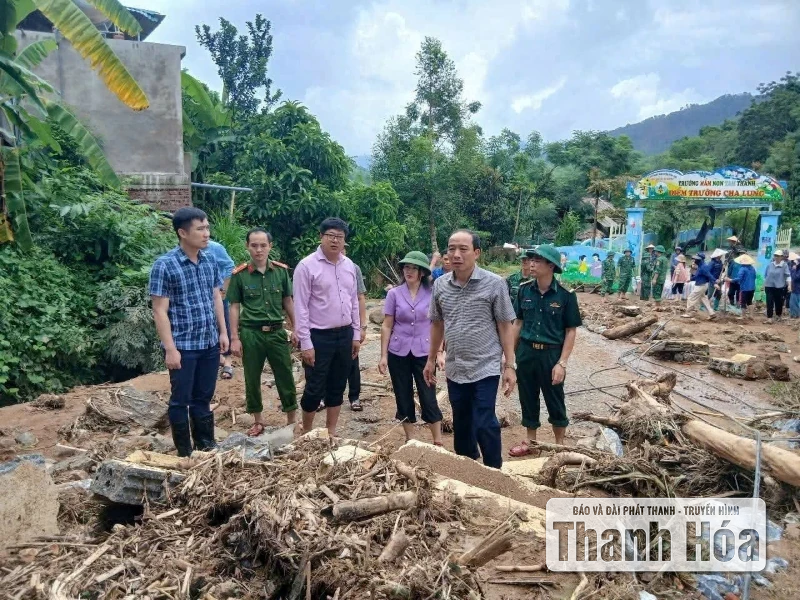 Nhanh chóng khắc phục thiệt hại sau bão số 5 trên địa bàn xã Tam Thanh