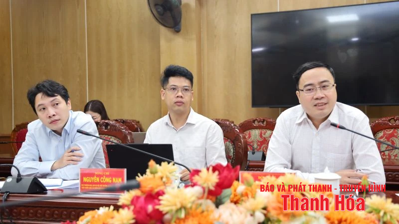 Tổ Biên tập của Tiểu ban Kinh tế - Xã hội Đại hội XIV làm việc với tỉnh Thanh Hóa