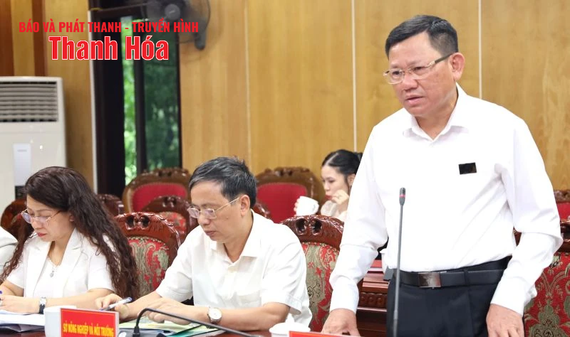 Tổ Biên tập của Tiểu ban Kinh tế - Xã hội Đại hội XIV làm việc với tỉnh Thanh Hóa