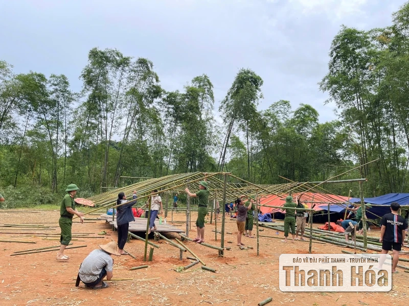 Tuổi trẻ Thanh Hóa chung tay khắc phục hậu quả mưa bão