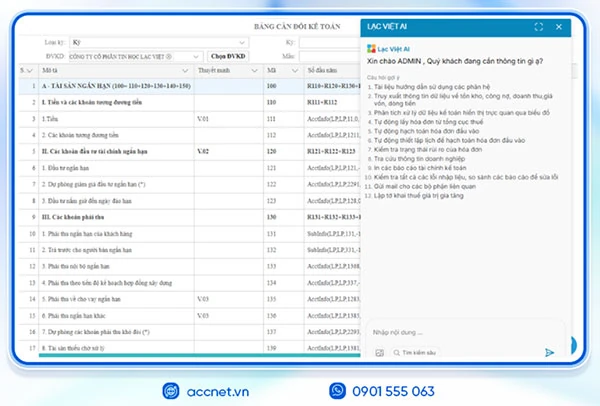 Tự động hóa kế toán, phân tích tài chính dễ dàng với AccNet ERP