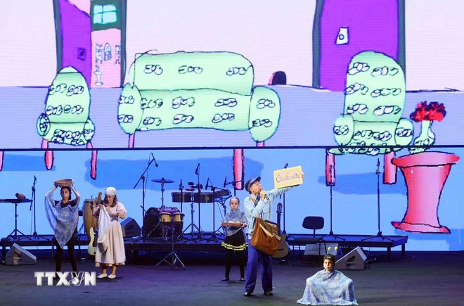 Lần đầu tiên đoàn kịch thiếu nhi Cuba biểu diễn tại Việt Nam