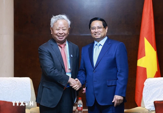 Thủ tướng Chính phủ Phạm Minh Chính làm việc với các Tập đoàn hàng đầu của Trung Quốc