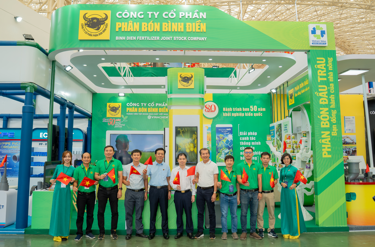 Phân bón Bình Điền: Khẳng định vị thế thương hiệu quốc gia với tầm nhìn “Xanh hóa - Số hóa” tại Triển lãm 80 năm thành tựu đất nước