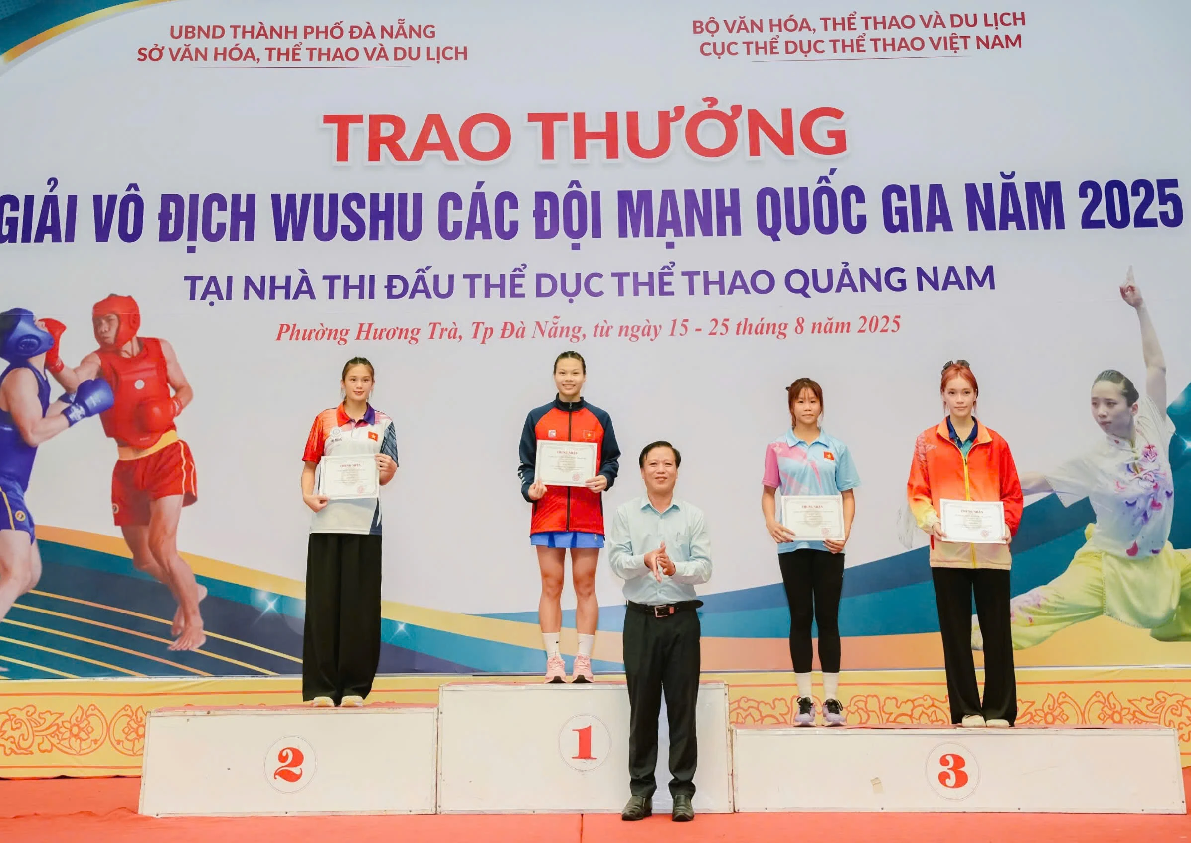 Wushu Thanh Hoá xếp hạng ba toàn đoàn nội dung đối kháng tại giải vô địch các đội mạnh quốc gia 2025