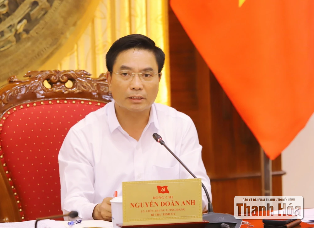 Ban Thường vụ Tỉnh ủy Thanh Hóa cho ý kiến vào các nội dung liên quan đến công tác lãnh đạo, chỉ đạo thực hiện nhiệm vụ chính trị