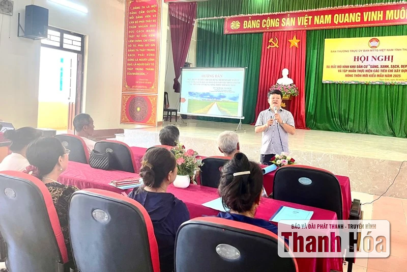 Ra mắt mô hình khu dân cư “Sáng, xanh, sạch, đẹp, an toàn”