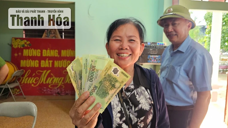 Các xã, phường của tỉnh Thanh Hóa cơ bản hoàn thành trao quà Tết Độc lập cho Nhân dân