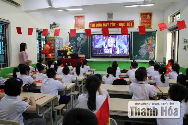 Các trường học trên địa bàn tỉnh Thanh Hóa long trọng tổ chức Lễ khai giảng “đặc biệt”