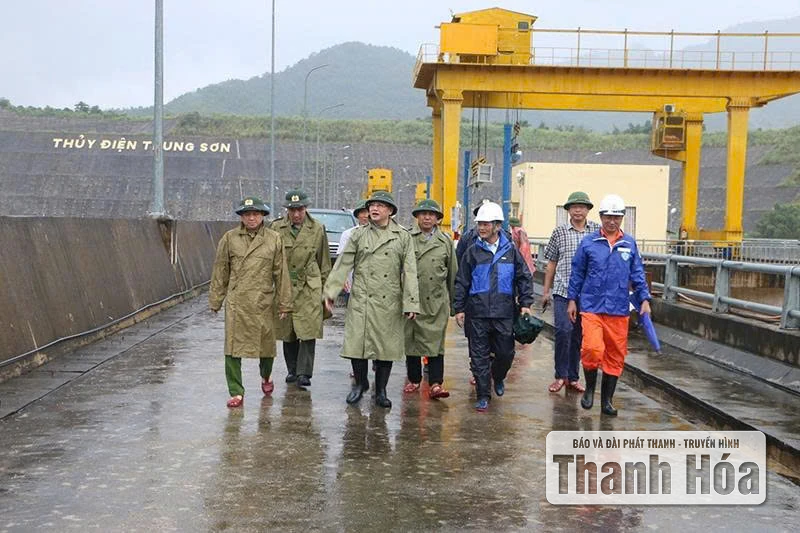 Nhà máy Thủy điện Trung Sơn chủ động ứng phó, vận hành an toàn trong mùa mưa bão