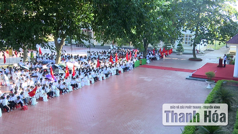 Các trường học trên địa bàn tỉnh Thanh Hóa long trọng tổ chức Lễ khai giảng “đặc biệt”