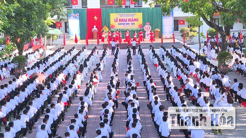 Các trường học trên địa bàn tỉnh Thanh Hóa long trọng tổ chức Lễ khai giảng “đặc biệt”