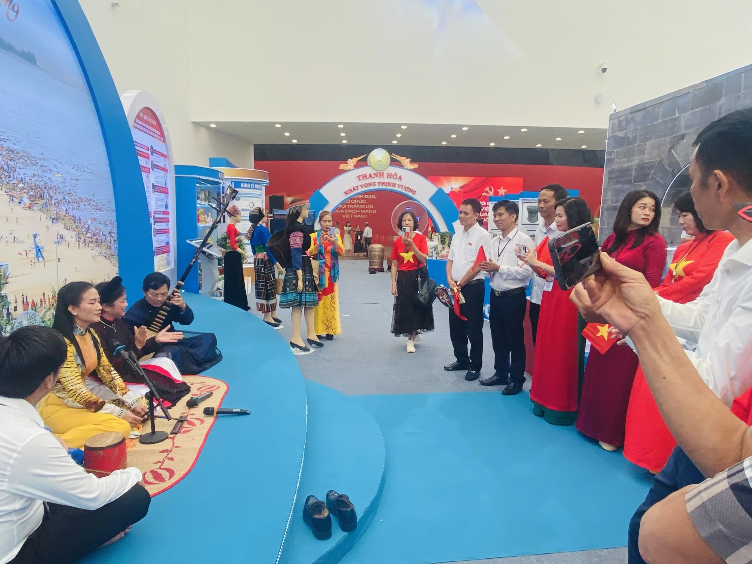 Đặc sắc không gian trưng bày Triển lãm “Thanh Hóa - Khát vọng thịnh vượng”