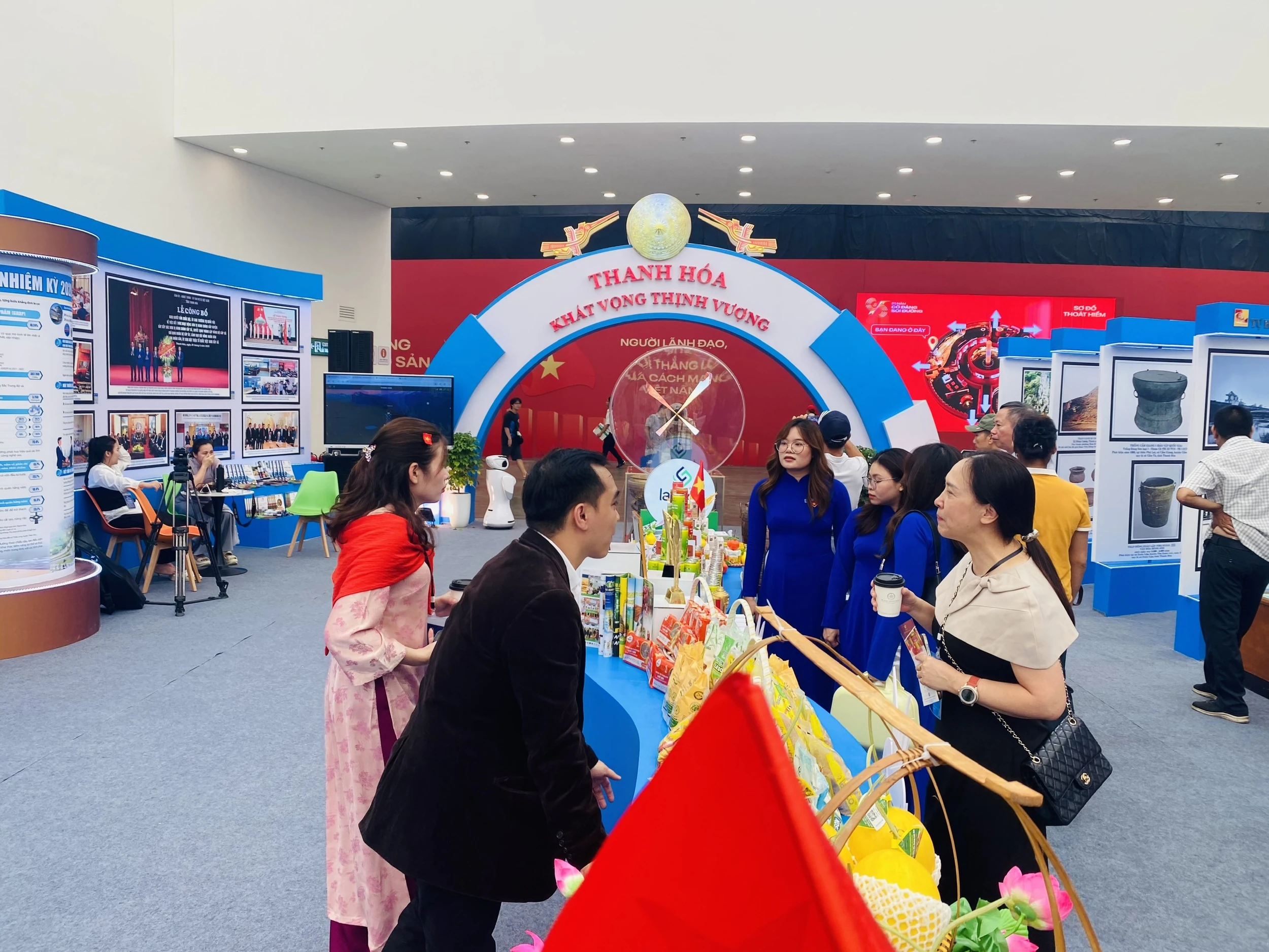 Đặc sắc không gian trưng bày Triển lãm “Thanh Hóa - Khát vọng thịnh vượng”