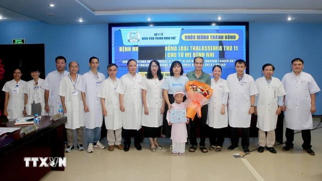 Ca ghép tủy Thalassemia đầu tiên ở Việt Nam được lấy tủy từ mẹ