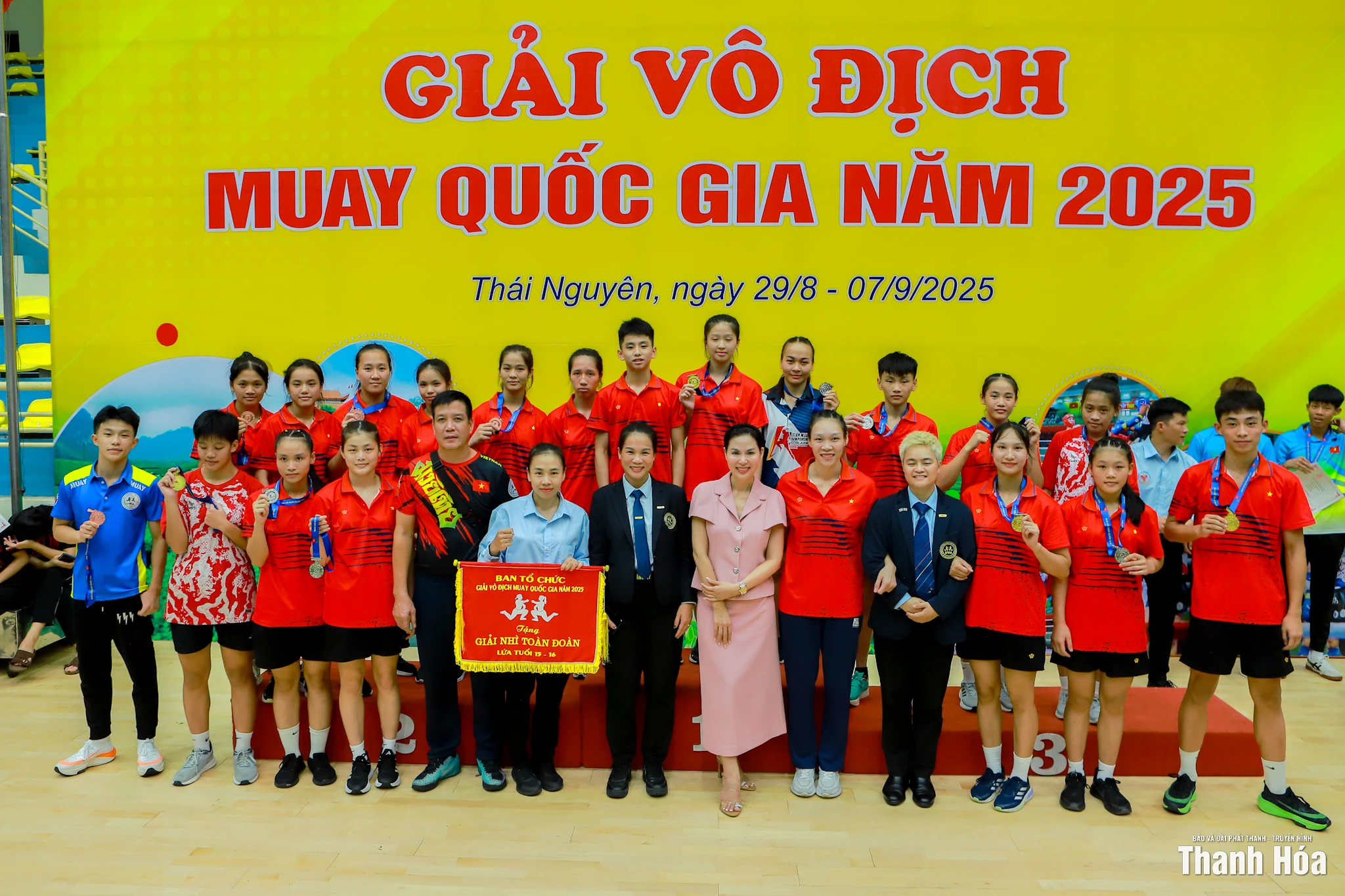Muay Thanh Hóa giành ngôi Á quân toàn đoàn lứa tuổi 15-16 tại Giải vô địch quốc gia 2025