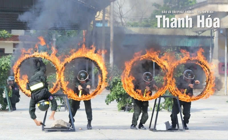 “Chất thép” của lực lượng Cảnh sát cơ động Thanh Hóa