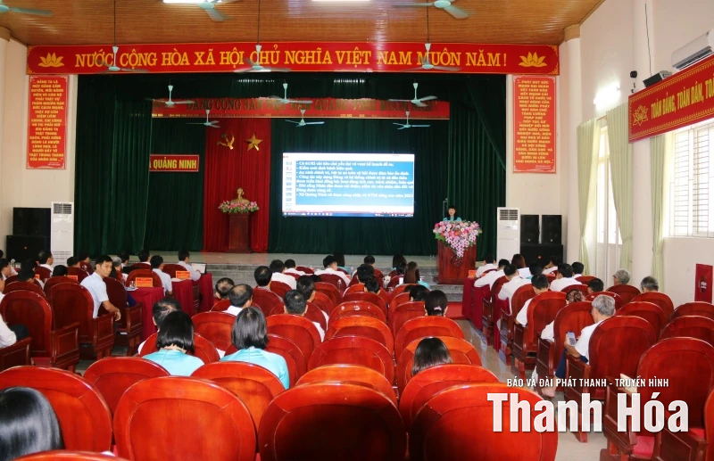 Xã Quảng Ninh quán triệt, triển khai Nghị quyết Đại hội Đại biểu Đảng bộ xã