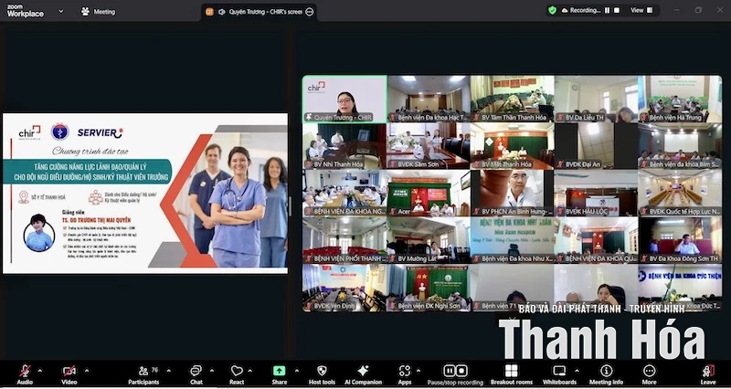 Đào tạo “Tăng cường năng lực lãnh đạo, quản lý cho đội ngũ điều dưỡng, hộ sinh, kỹ thuật viên trưởng”