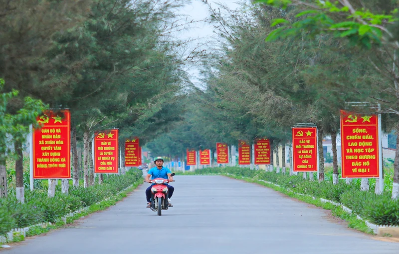 Xuân Hòa xây dựng miền quê thân thiện, đáng sống