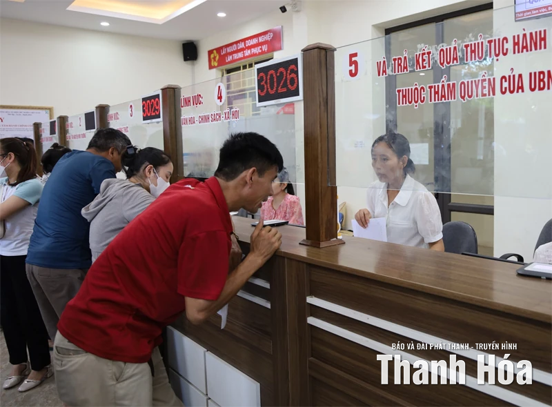 Triệu Sơn lấy người dân làm trung tâm phục vụ