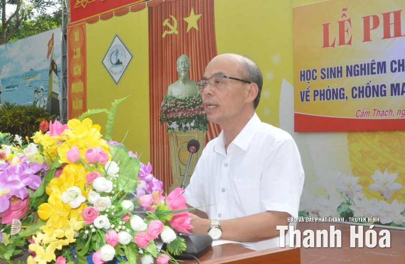 Phát động tháng cao điểm học sinh nghiêm chỉnh chấp hành pháp luật về phòng, chống ma túy