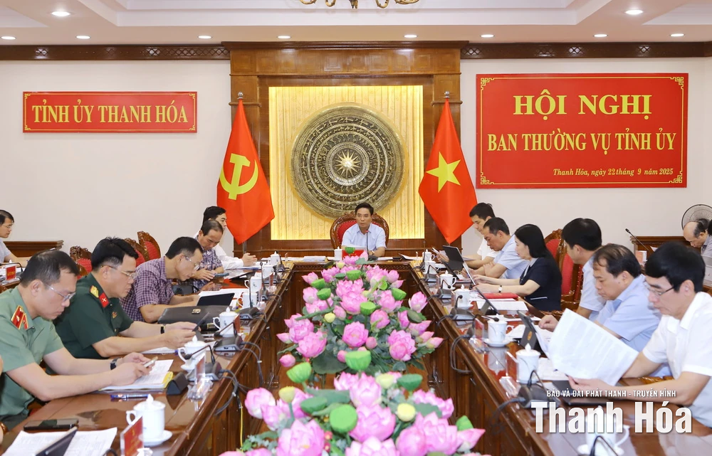 Ban Thường vụ Tỉnh ủy cho ý kiến đối với việc triển khai các nhiệm vụ trọng tâm thời gian tới