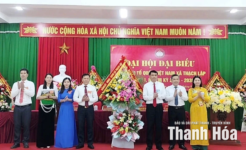 Đại hội đại biểu MTTQ Việt Nam xã Thạch Lập lần thứ I, nhiệm kỳ 2025-2030