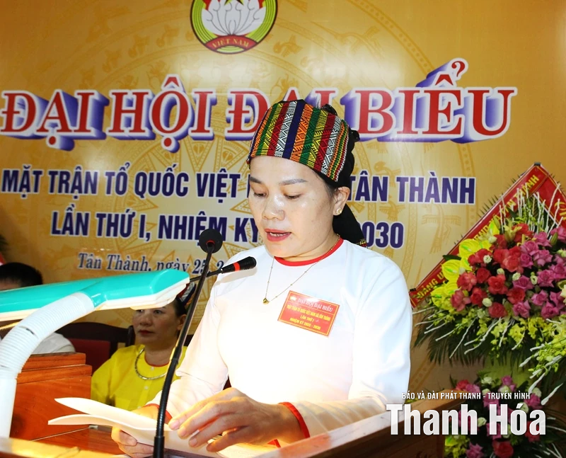 Đại hội đại biểu MTTQ xã Tân Thành thống nhất phương hướng nhiệm kỳ mới