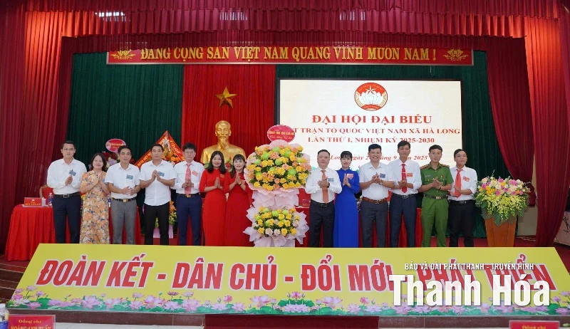 Đại hội Ủy ban MTTQ xã Hà Long lần thứ I thành công tốt đẹp