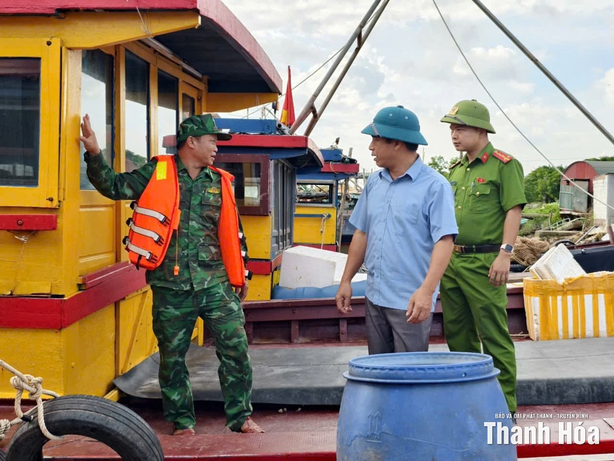 Công an Thanh Hóa triển khai các giải pháp ứng phó bão số 10