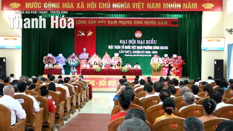 Đại hội đại biểu MTTQ phường Đông Quang lần thứ nhất thành công tốt đẹp
