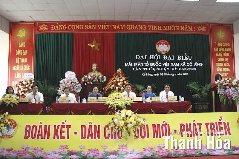 Đại hội đại biểu MTTQ xã Cổ Lũng lần thứ I, nhiệm kỳ 2025-2030