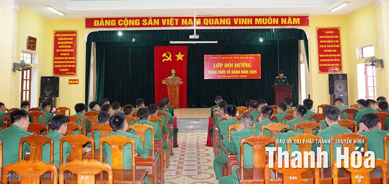 Đảng ủy Quân sự tỉnh khai mạc bồi dưỡng lớp nhận thức về Đảng