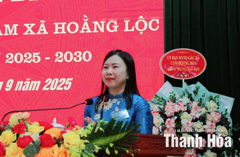 Đại hội đại biểu MTTQ xã Hoằng Lộc lần thứ I, nhiệm kỳ 2025-2030