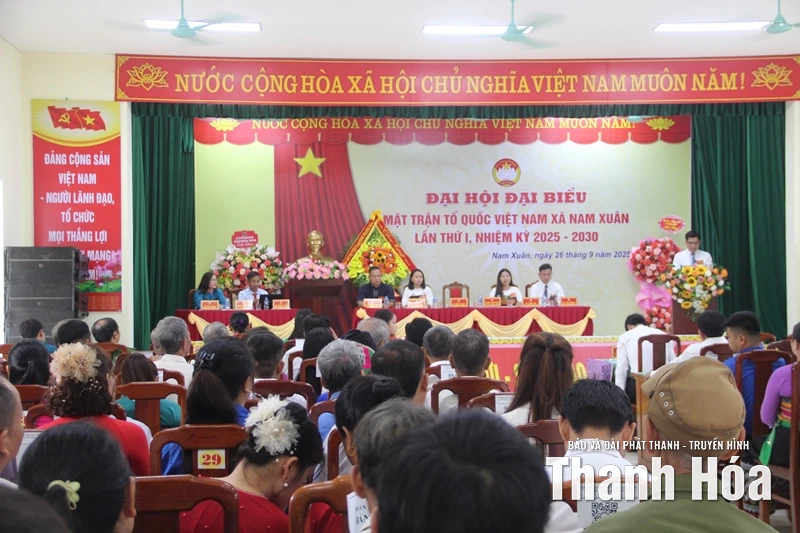 Đại hội đại biểu MTTQ xã Nam Xuân lần thứ I, nhiệm kỳ 2025-2030
