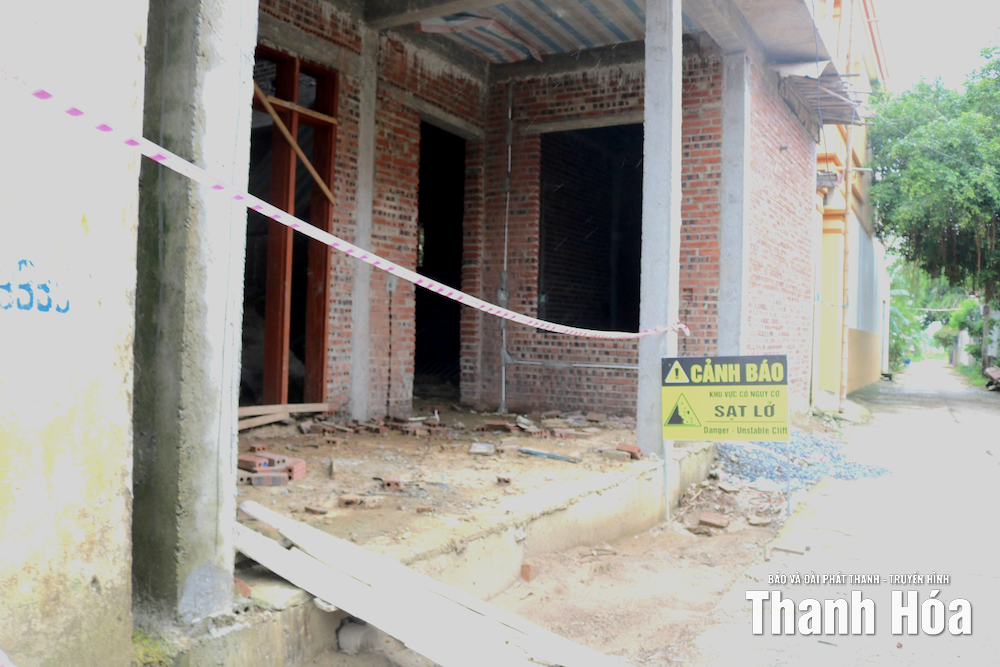 Xã Hoằng Tiến hoàn thành di dời gần 170 hộ dân ra khỏi vùng nguy hiểm