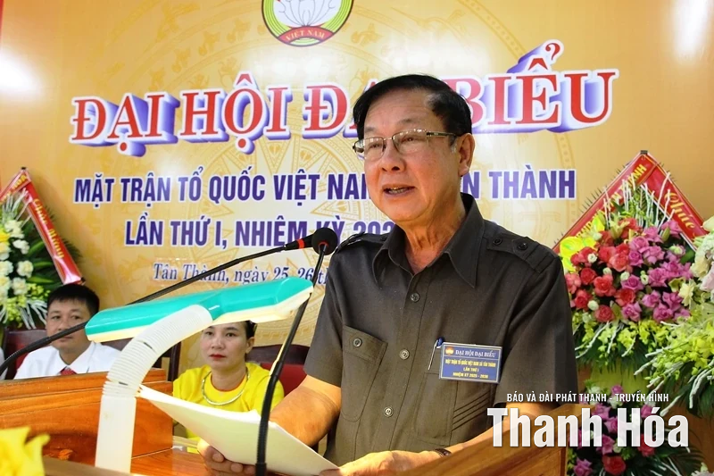 Đại hội đại biểu MTTQ xã Tân Thành thống nhất phương hướng nhiệm kỳ mới