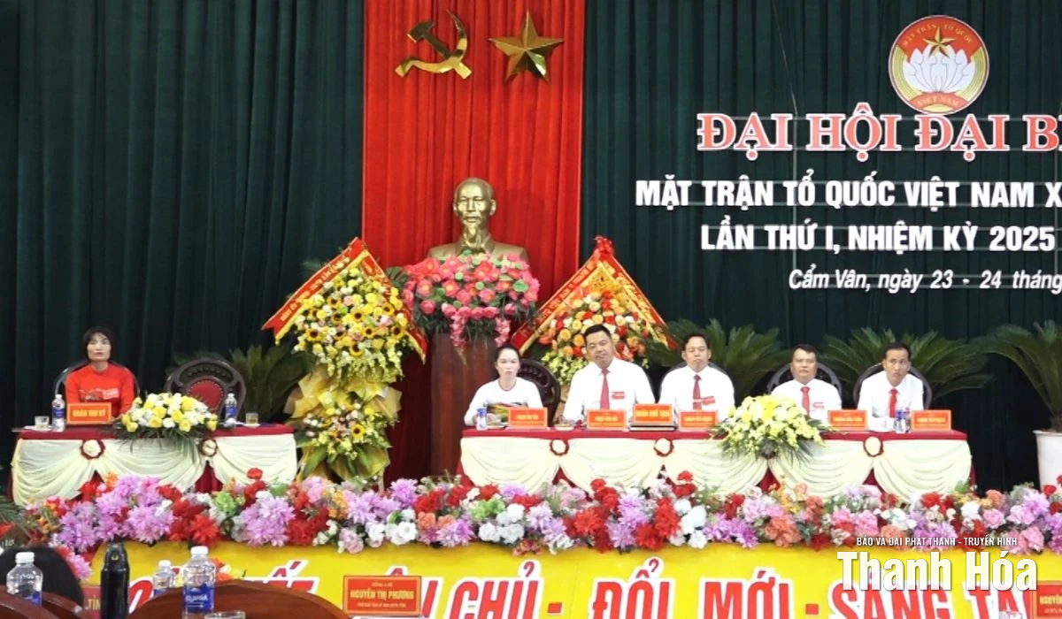 Đại hội đại biểu MTTQ xã Cẩm Vân lần thứ I, nhiệm kỳ 2025-2030