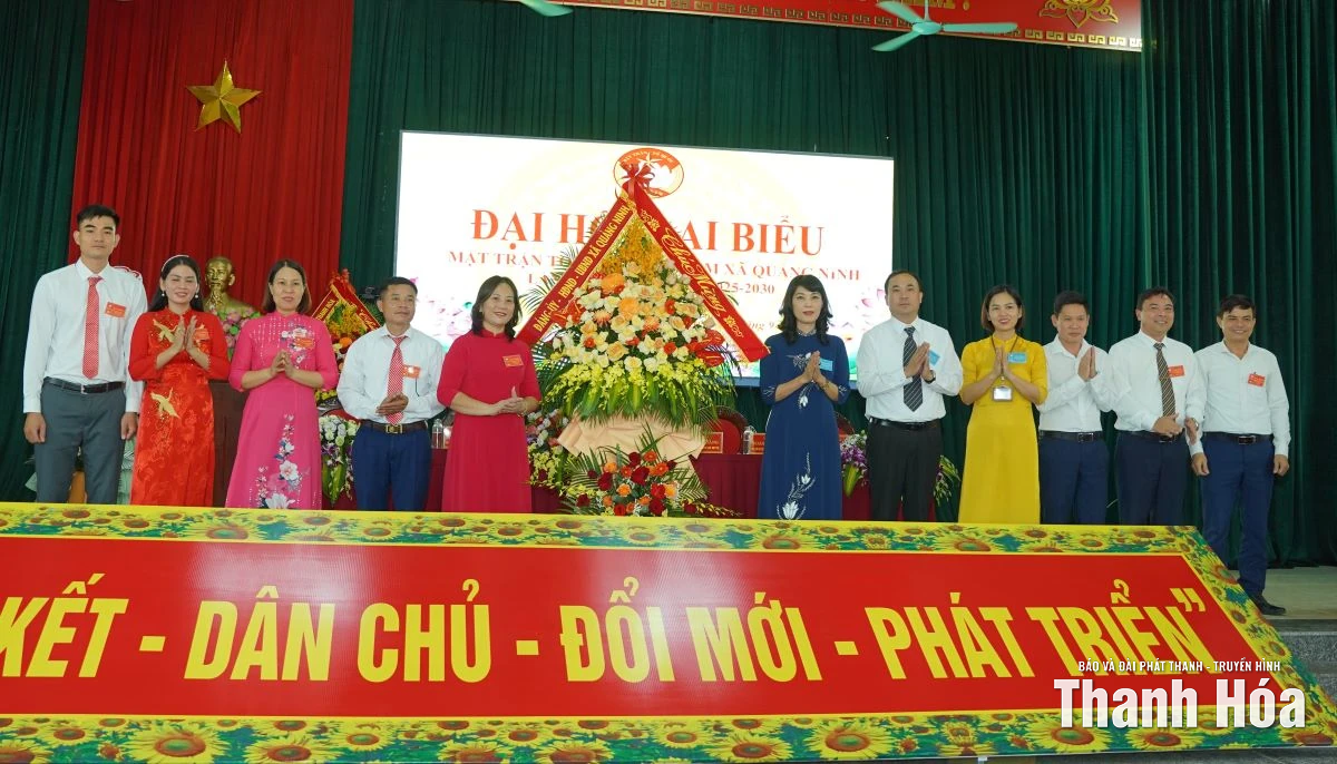 Đại hội đại biểu MTTQ xã Quảng Ninh lần thứ I, nhiệm kỳ 2025-2030