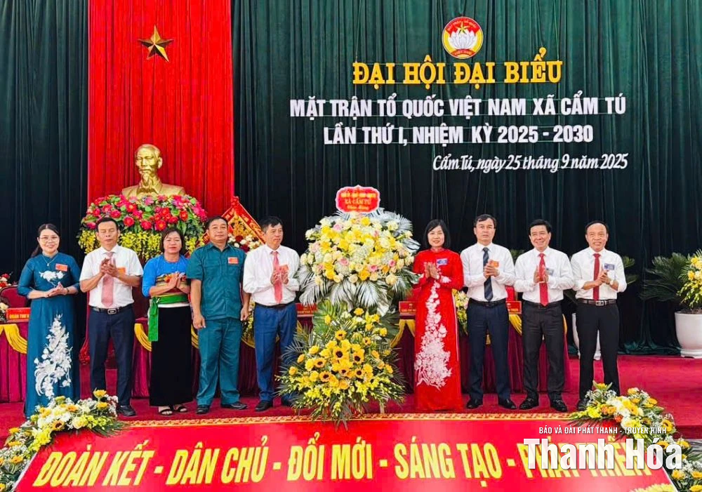 Đại hội đại biểu MTTQ xã Cẩm Tú lần thứ I, nhiệm kỳ 2025-2030