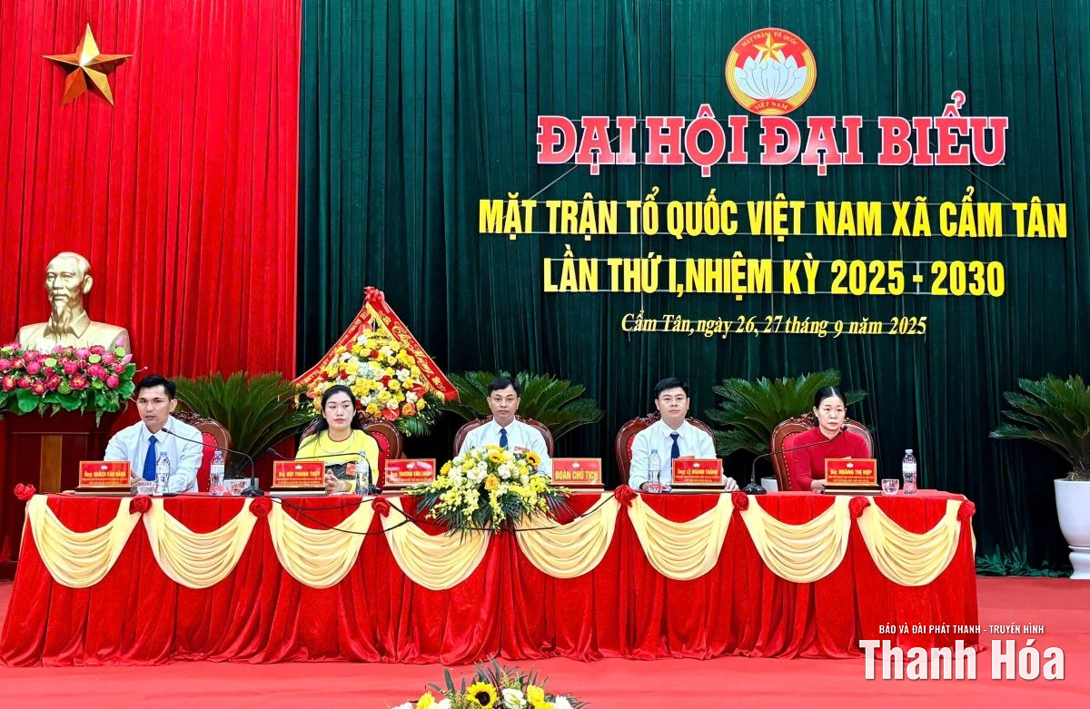 Đại hội đại biểu MTTQ xã Cẩm Tân lần thứ I, nhiệm kỳ 2025-2030