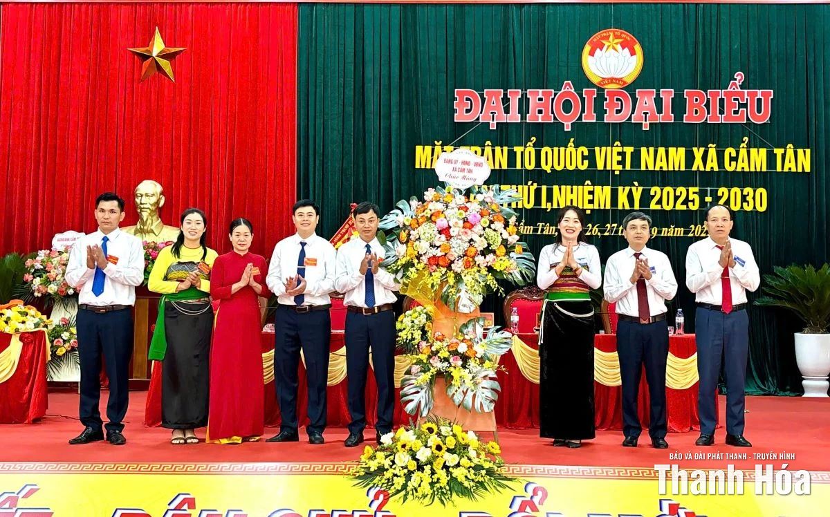 Đại hội đại biểu MTTQ xã Cẩm Tân lần thứ I, nhiệm kỳ 2025-2030