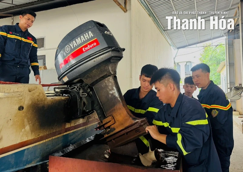 Sẵn sàng phương tiện, trang thiết bị chuyên dụng, chủ động ứng cứu sự cố thiên tai