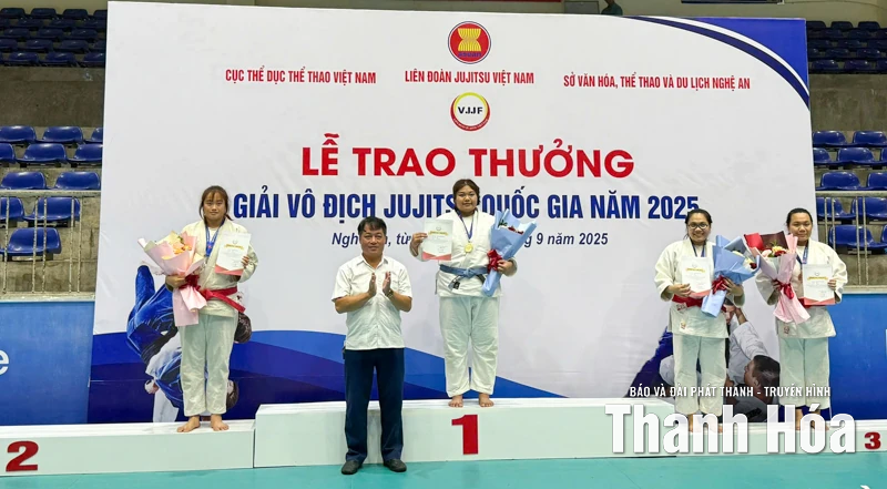 Thanh Hóa giành 22 huy chương tại Giải vô địch Jujitsu quốc gia
