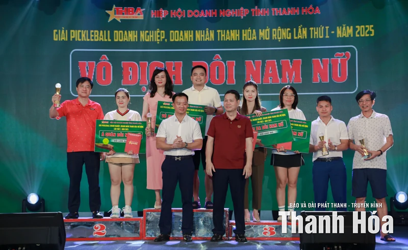Giải Pickleball Doanh nghiệp, Doanh nhân Thanh Hóa thành công tốt đẹp